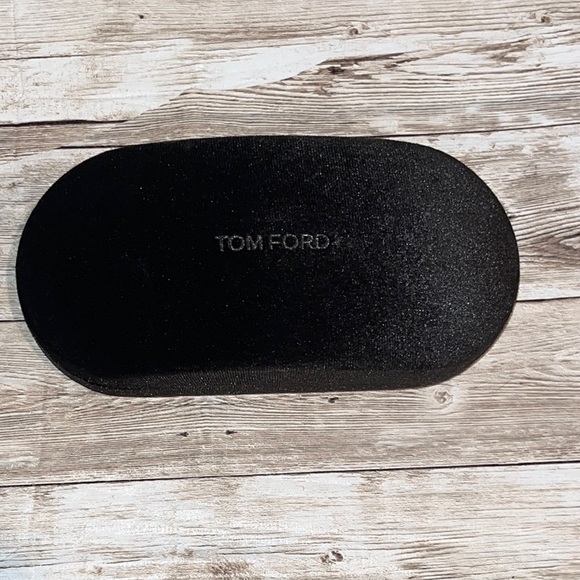 Tom Ford large dark brown velvet/velour Eyewear Case - Picture 1 of 7